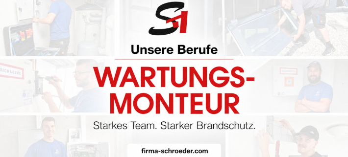 Wartungsmonteur Brandschutz Schroeder
